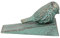 Butée De Porte En Fonte Décorative En Forme D'Oiseau Cale De Porte Vintage En Vert Pour Maison Cuisine Entrée Et Chambre