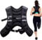 Stepfowarder Weighted Vest, 3kg/5kg Weight Vest with Reflective Stripe for Training Workout, Running, Fitness, Jogging, Cardio, Walking (5KG - Black)