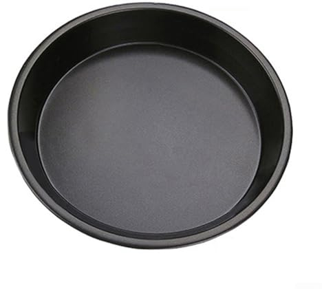 HEIBTENY 1 bandeja para pizza, molde para microondas de 6-10 pulgadas, bandeja para hornear pizza y tocino, bandeja antiadherente (E)