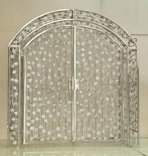 Gartentür Pforte Rosenbogen mit Tür Bachus-RBGT-RBS 250/240/50 Schloss Verzinkt Rundbogen Torbogen Tür 250 cm 2.5m Doppelflügeltor breit