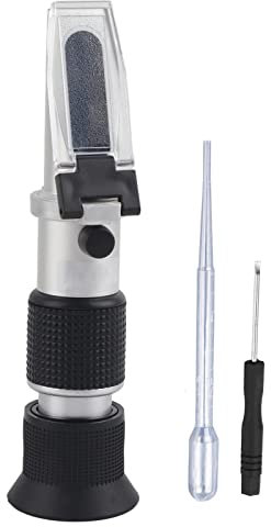 OUKENS Rifrattometro per Miele, 58-90% (Contenuto di Zucchero) Strumenti Portatili per Api Misuratore di Concentrazione di Miele per umidità del Miele, Latte Condensato, Sciroppo di Zucchero