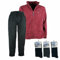 BE BOARD Tuta Completa Invernale Pile Uomo con Calza Pile Colore Casuale in Omaggio ROSSONERO XL