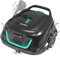 WYBOT A1 Aspirateur de piscine sans fil avec double filtres, robot nettoyeur de piscine dure 120 minutes, charge rapide en 2,5 h, indicateurs LED, idéal pour les piscines hors sol à fond plat – Noir