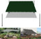 Voile d'ombragePare-Soleil Jardin 2.3 x 5 m UV Protection avec Oeillets Tissu Polyester Multi Couleur et Taille Bâche dombrages La Couverture VéGéTale Serre Pergola, Vert Foncé