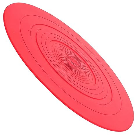 ifundom Schallplattenspieler-Matte Schallplattenteller-Matte Für Vinyl-Plattenspieler Statisches Silikon-pad Leicht Zu Reinigen Leicht Rot 295 Mm Durchmesser