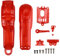 Ｚｉａｌｏｆｉ Ersatzgehäuse für 8148/8591/8504 Haarschneider, Rot