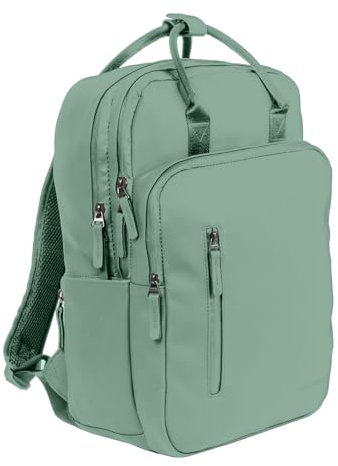 New Rebels William Milwaukee Salie Green 18L Rucksack Wasserabweisend Laptop 15.6
