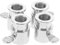TINEASUR 4 Pezzi Copri Forcella Per Barbecue Attrezzo Per Barbecue Forno A Gas Maniche Per Barbecue Manicotto Per Griglia Girevole Manicotto Per Barbecue All'Aperto Manicotto Per Griglia