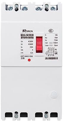 ISLWQOULE DZ20L-160A-3N300 Interruttore differenziale in plastica 630A 400A Interruttore differenziale Protezione trifase a Quattro Fili