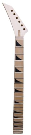 E-Gitarrenhals, 24 Bünde, 25,5 Zoll, unvollendetes E-Gitarren-Zubehör, Ersatzlack, Halsgitarrenteile
