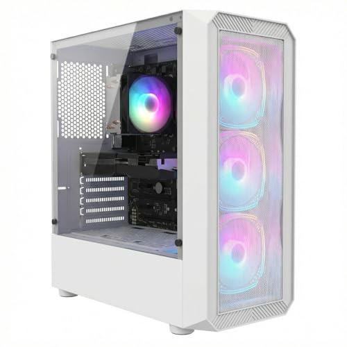 STGsivir PC Gaming, Ryzen 7 5700X, RTX 2060S 8G, 16G DDR4, 1T SSD | Ordenador Gaming para Streaming, Edición de Video, Tareas, hasta 4.6 GHz, WiFi 6, BT 5.0, 4K,HDMI,DP, Win11 Pro, ARGB
