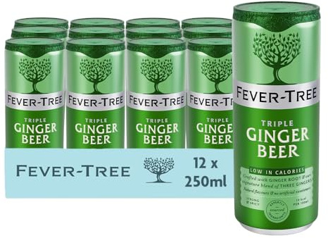 Fever-Tree Sparkling Triple Ginger Beer Soft Drink 12x250ml
