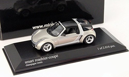 MINICHAMPS 400032121 - Smart Roadster Coupe, Maßstab: 1:43, metallic grau