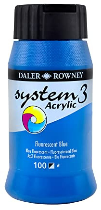 System3 500 ml Fluoroblau, 129500100