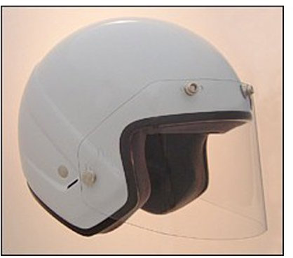 Bob Heath ARC001 Visor For Open Face Motorcycle Clear
