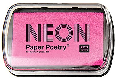 Rico Design Neon Stempelkissen Fuchsia Pink