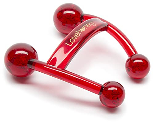 Lovehoney Oh! Body Massager, Handheld Tool for Muscle Pain, Red