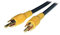 20 m Cable RCA macho/macho amarillo – Ideal para transferencia de vídeo