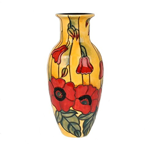 Old Tupton Ware Yellow Poppy 8 Inch Vase