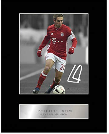 Signiertes Foto von Philipp Lahm, FC Bayern München