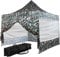 INSTENT Alu-Pavillon 3 x 3 m Pro wasserdicht UV Schutz 50+, Woodland mit 4 Seitenteilen