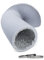 Profi Abluftschlauch mit Alu Isolierung - Durchmesser 125 mm / 127 mm, Länge 5 m - für Trockner, Klimaanlage, Abzugshaube, Wäschetrockner - stabil und wärmeisoliert (inkl. 2 Schlauchschellen)