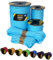 EdcX Paracord 4 mm, 35+ Volltonfarben (10 m, 15 m, 30 m, 50 m, 100 m, 300 m) | Ideal zum Basteln, Camping, Outdoor | 100% Nylonseil 4 mm| Taktische Schnur 550 Typ III (Skylight, 15 m)