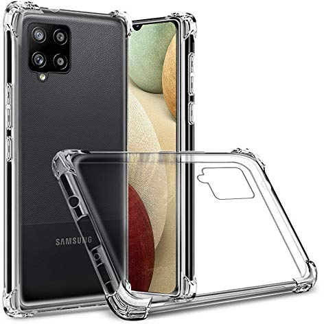 Totill Handyhülle Entwickelt für Samsung Galaxy A12 Hülle, [Anti-Gelb] [Ultra Slim] [Kristallklar] [Stoßfest] [Fallschutz] Weiche Silikon TPU Schutzhülle für Samsung Galaxy A12 Hülle - Transparent