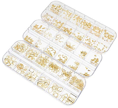 EXCEART 3 Kisten Epoxidgehäuse Resin Zubehör Epoxidharz Füller Füllstoffe Für Anhänger Aus Harz Metall Füllstoffe Für Harz Anhänger Schmuck Füllmaterial Hohle Legierung Füllung Werkzeug