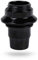 HEITECH Lampenfassung E14 40W schwarz - Lampen Fassung mit Ring aus Kunststoff - Leuchten Fassung mit Außengewinde - Deckenfassung Lampenkopf für Deckenleuchte & Pendelleuchte - Renovierfassung