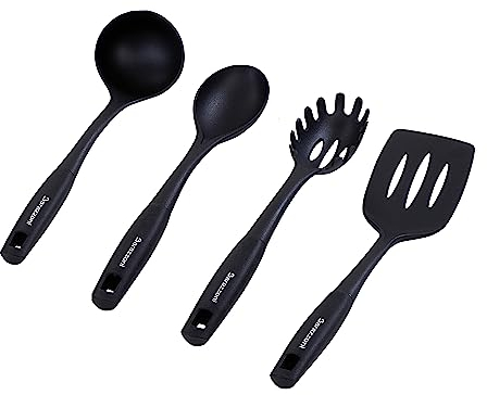 Barazzoni 2021, Set mestoli 4 Pezzi, Silicone e Nylon
