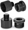 Frgyee Adaptateur de Support de Micro 5/8 Femelle à 3/8 Mâle et 3/8 Femelle à 5/8 Mâle Adaptateur à Vis Filetage pour Support de Microphone à Adaptateur de Trépied d'Appareil Photo Paquet de 4