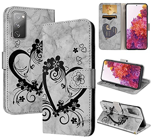 CASAFUNY Handyhülle für Samsung Galaxy S20 FE Hülle Tasche PU Leder Flip Case Brieftasche Kartenfach Klapphülle Handytasche Case Schutzhülle für Samsung Galaxy S20 FE 4G/5G, Schwarz