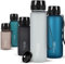 720°DGREE Trinkflasche 650ml “uberBottle“ softTouch +Sieb - BPA-Frei - Wasserflasche auslaufsicher für Kinder, Schule, Sport, Uni, Outdoor, Unterwegs - Tritan Sportflasche - Leicht, Stoßfest