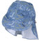 Sterntaler Unisex Kinder Unisex Badeschirmmütze mit Nackenschutz Kinder Schirmmütze Nackenschutz Dino UV-Schutz 50+ blau, 51