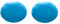 Keptfeet 2ST Poolkissen Winter Rund 4ft, Pool Kissen Überwinterung, Luftkissen Pool Winter, Pool Zubehör Aufblasbar für Poolabdeckung & Winterabdeckplanen Poolpolster Winterkissen