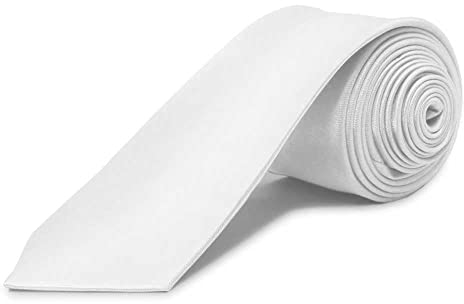 OcioDual Krawatte Weiss, Krawatten für Herren, Tie, Klassisch, Elegant für Feiern, Events, Hochzeitskrawatten, Partys, Krawatte Damen, Geschäftsleute, Herrenkrawatten für Geschenke, Unisex