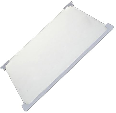 Glasplatte Ignis 482000097600 460x280 mit Leiste für Kühlschrankinnenraum