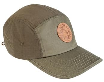 camel active Herren Material-Mix Cap Dunkelgrün, Menswear-OS