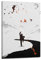 NOHF Zen Poster Kung Fu Kampfkunst Chinesischer Stil Poster Wandkunst Druck Retro Ästhetische Raumdekoration Bürodekorationen 50 x 75 cm Rahmen Stil