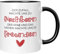 TassenTicker - Der Zufall machte uns zu Nachbarn, der Spaß und das Lachen machte uns zu Freunden. - Geschenk für Nachbarn Geburtstag, Nachbarin - Tasse - Geburtstagsgeschenk - Nachbar-Schwarz