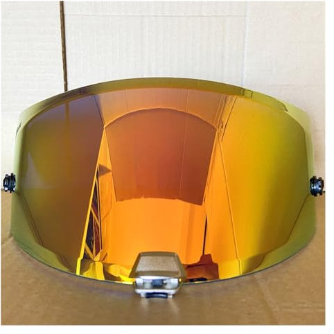 ADovz Motorradhelm-Visierlinse, Antibeschlag, Anti-Ultraviolett, Motorrad-Windschutzscheiben-Zubehör, Sonnenblende,dauerhaft