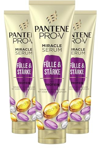 3x Pantene Pro-V Miracle Serum Pflegespülung Fülle & Stärke mit Protein je 160ml