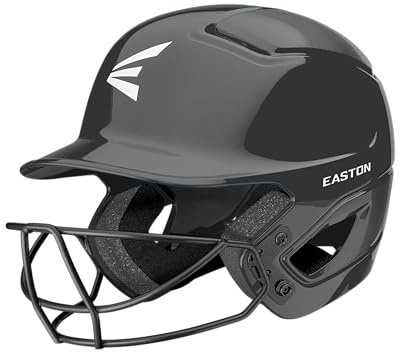 Easton | ALPHA 3.0 Batting Helmet with Facemask | Baseball / Fastpitch Softball | T-Ball/Small | Charcoal