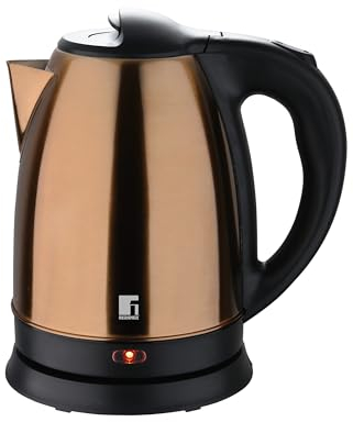 BERGNER Copperly - 1800 W Electric Tetera - 1.7 Litre Capacity - 1800 W - Automatic Trigger - Cooking Safety Circuit - 360 Degree - Wireless Base