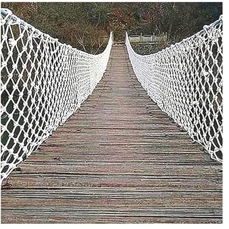 ALFAAL Fallschutz Sicheres Netz Dekoratives Deckengeflecht Hängendes Geflecht Kinder Gartenzaunschutznetz Treppensicherheitsnetz Color : 5cm mesh, Size : 4x8m(13.1x26.2ft)