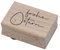 Artoz Stempel – Holzstempel – „frohe Ostern“ – 50 x 35 mm – Motivstempel zum Kartenbasteln für Einladungen, Geburtstag, Glückwünsche