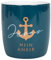 Praisent Tasse Jesus - Mein Anker dunkelblau mit kupferfarbenen Metallic-Details, 5302*praise