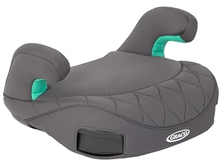 GRACO - Booster Max R129 Rialzo senza schienale ISOFIX, da 137 a 150 cm (da 7 a 12 anni circa), colore Iron