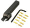Drehmeißel MGEHR 1616-2 16 x 16 x 100 mm externe Nut-Drehmaschine Werkzeughalter mit 10 MGMN200 Einsatz Drehmaschine Drehwerkzeug-Set
